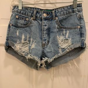 Signature Eight Denim Cutoff Shorts